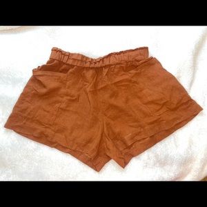 Brown shorts